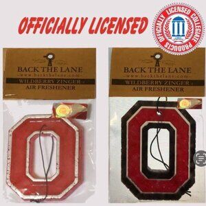 OFFICIALLY LICENSED Ohio State Block O Air Freshener Wildberry Scented